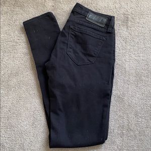 big star black skinny jeans